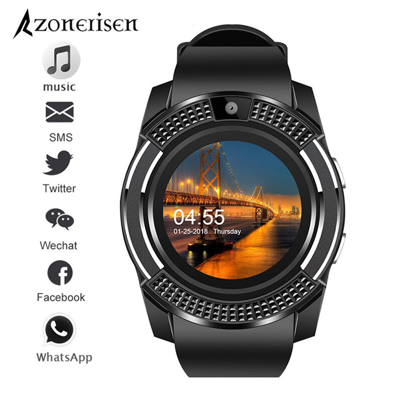 smart watch v8 gold