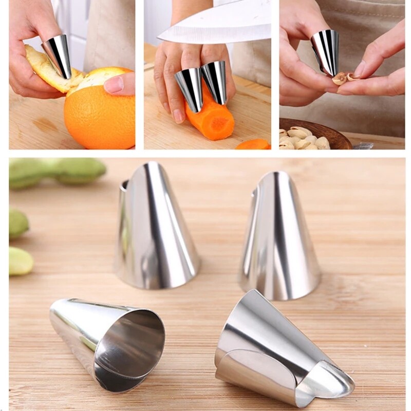 1/5pcs Adjustable Thumb Nail Cutter Gardening Tools Pruning Shears Garden Picking Plant Vegetables Separator Finger Tool Multifunction Kitchen Cutter