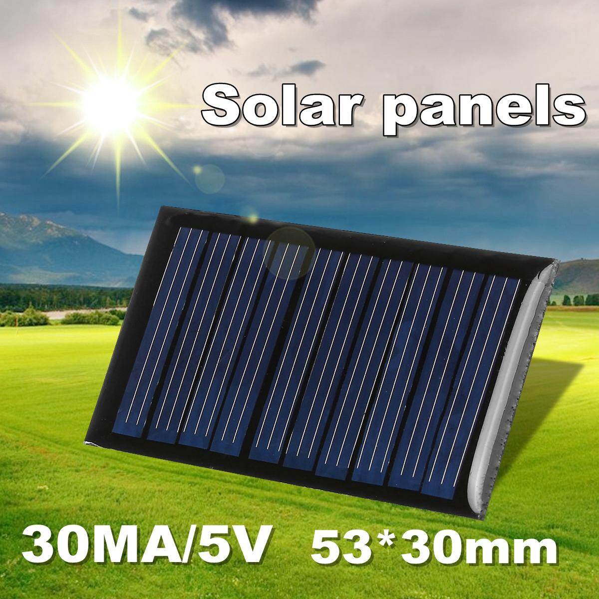 NEW Solar Panel DIY 5V 0.15W 30MA Solar Panel Polycrystalline Silicon Epoxy Board Mini for Charging Cellphone or Small Battery