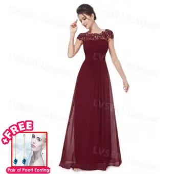 Gift Earrings For U Elegant Women Dresses Lace Wedding Party
