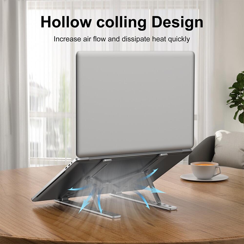 Bracket Laptop Stand Support Aluminum Notebook Portable Base Holder Macbook Stand For Lap Top Adjustable Accessories Computer PC