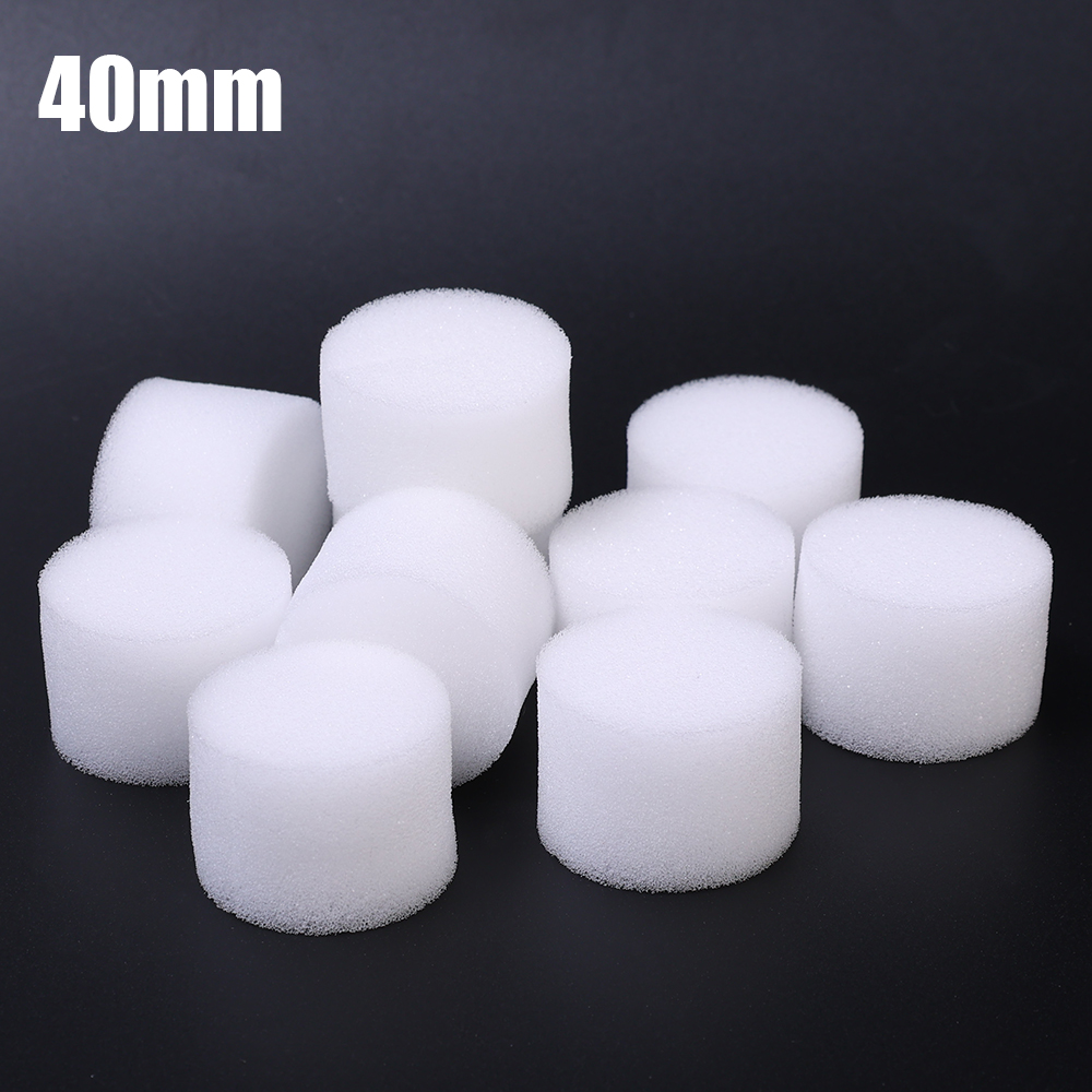 10pcs Round Aquaponic Germination Sponge Hydroponic Germination Sponge Netpot Hydroponik Rooting Sponge