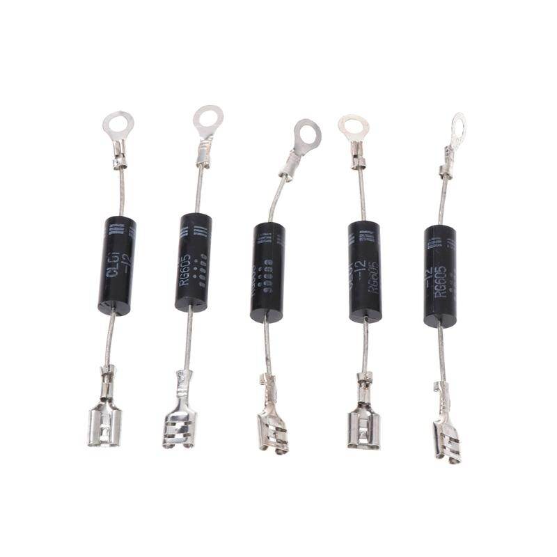 5Pcs/Set Single Diode High Voltage Diode Rectifier Microwave Electronic Parts