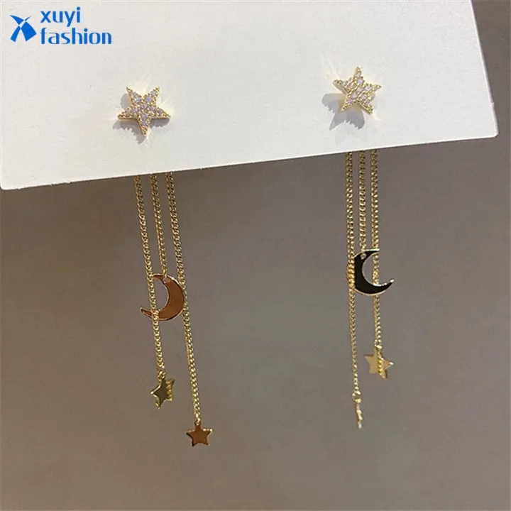 Bong Tai Pha Le Thời Trang Han Quốc Bong Tai Tua Rua Vang Hinh Ngoi Sao Mặt Trăng Phụ Kiện Trang Sức Nữ Thanh Lịch Lazada Vn Bong Tai Pha Le Thời Trang Han Quốc Bong Tai Tua Rua Vang Hinh Ngoi Sao Mặt Trăng Phụ Kiện Trang Sức Nữ Thanh Lịch Lazada Vn