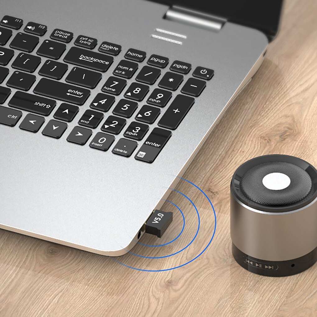 USB Bluetooth Adapters BT 5.0 USB Wireless Computer Adapter Audio Receiver Transmitter Dongles Laptop