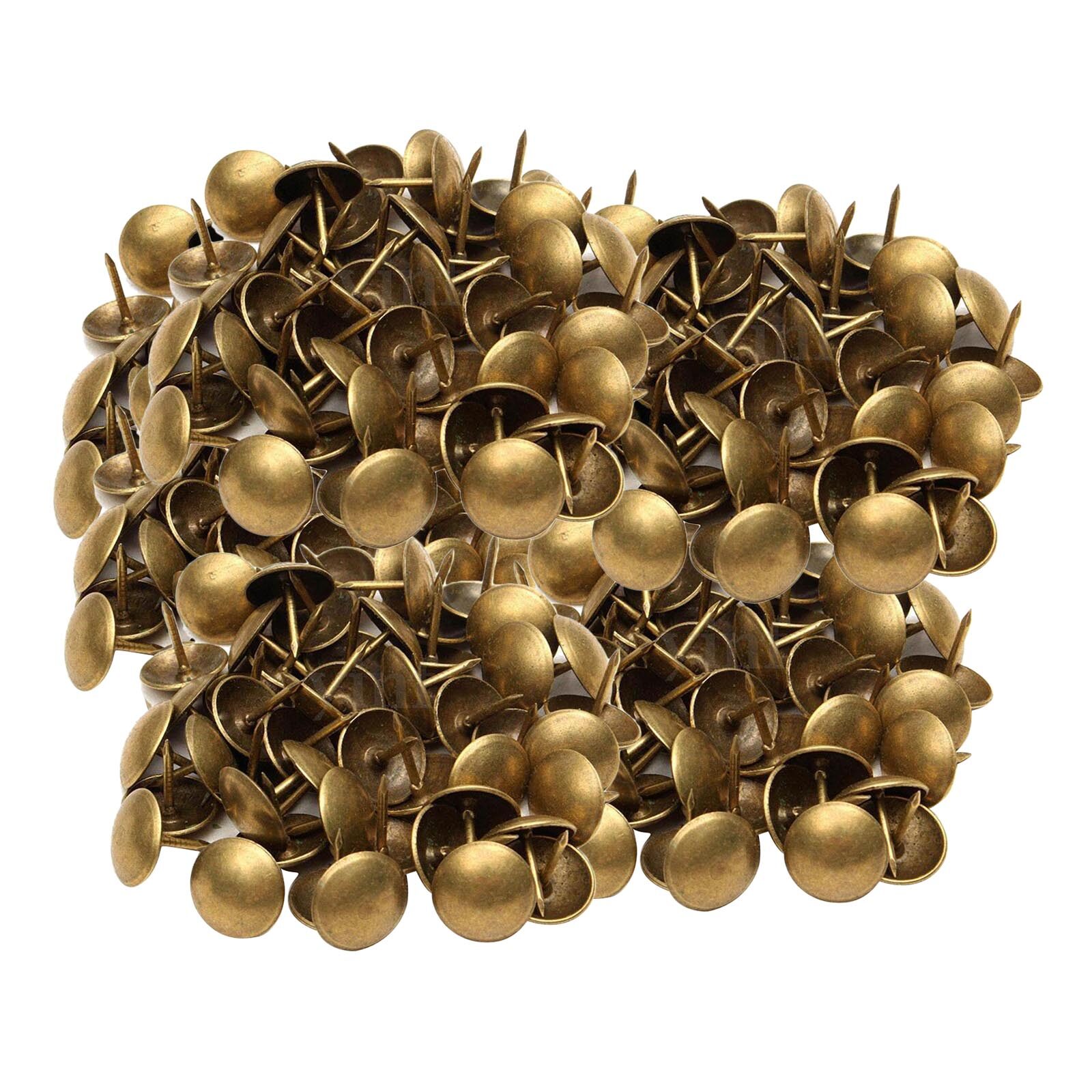 MagiDeal 800 Cái Đồ Nội Thất Đinh Bọc Đồng Cổ, Đinh Tán/Đinh Ghim 10X10Mm