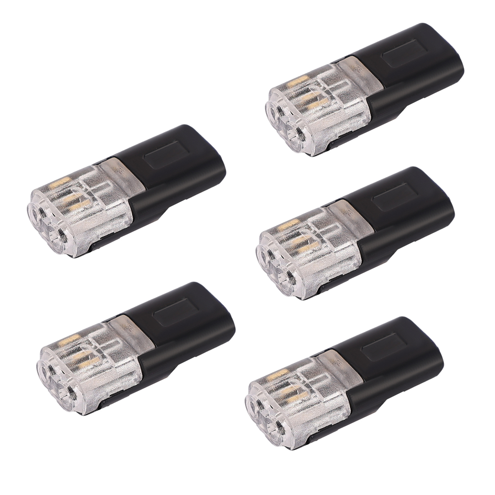 1/3/5pcs car wire quick connector 2 pin way wire plug for 18-22awg wire waterproof port connection clip