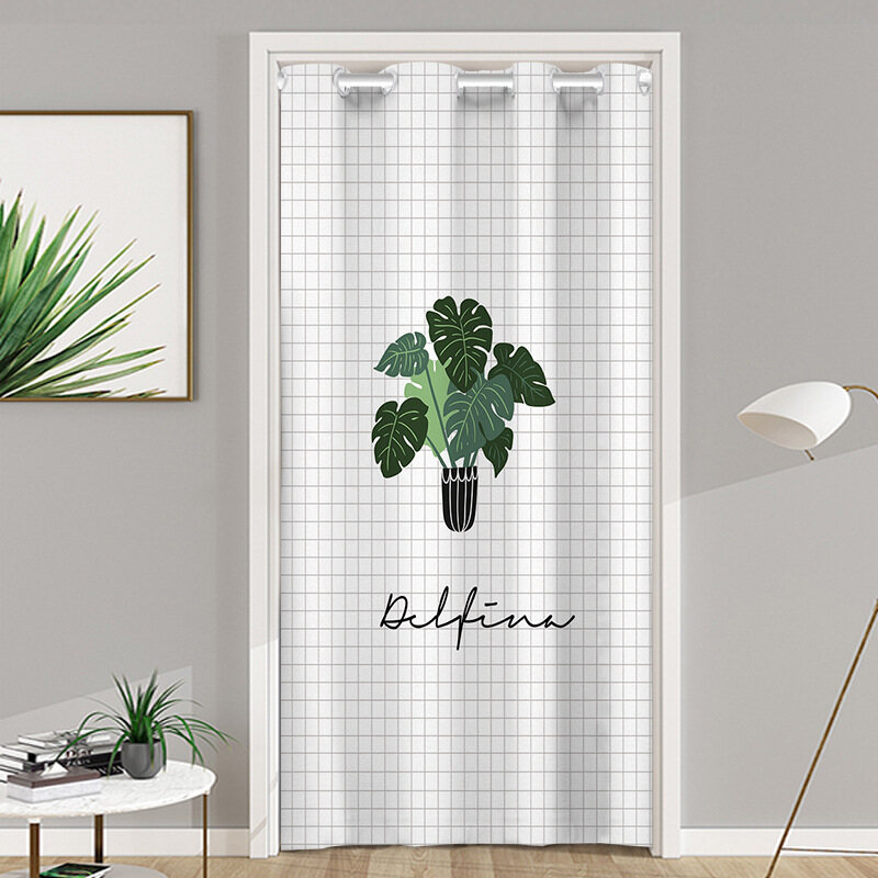Curtain Noren Entrance Feng Shui Door Curtain Kitchen Door Divider Bedroom Blackout Curtain Aircon Door Curtain Toilet Partition Door Curtain Room Decoration Great For Privacy - （Include Tension Rod）ML010605