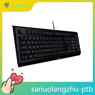 Razer Cynosaคีย์บอร์ดเมมเบรนแบบมีสาย,คีย์บอร์ดเกมคีย์บอร์ดมาโครบันทึกโปรแกรมได้104ปุ่มสำหรับแล็ปท็อปพีซี