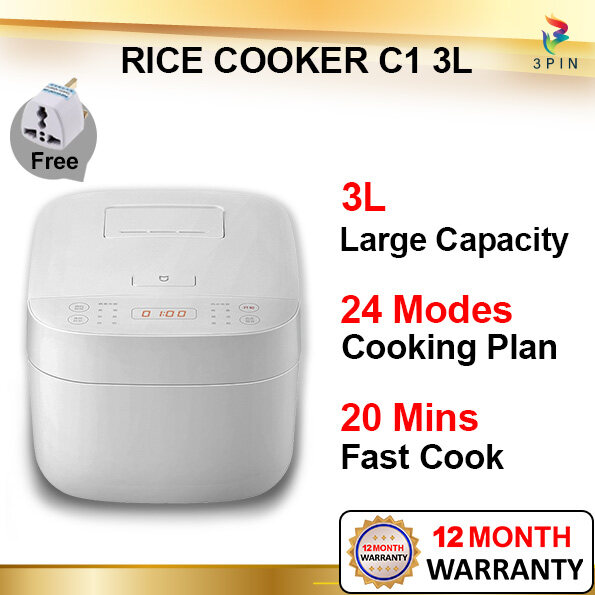 Xiaomi Mi Mijia Youpin C1 3L/ C1 4L MDFBZ02ACM / MDFBD03ACM Electric Smart Rice Cooker Lazada