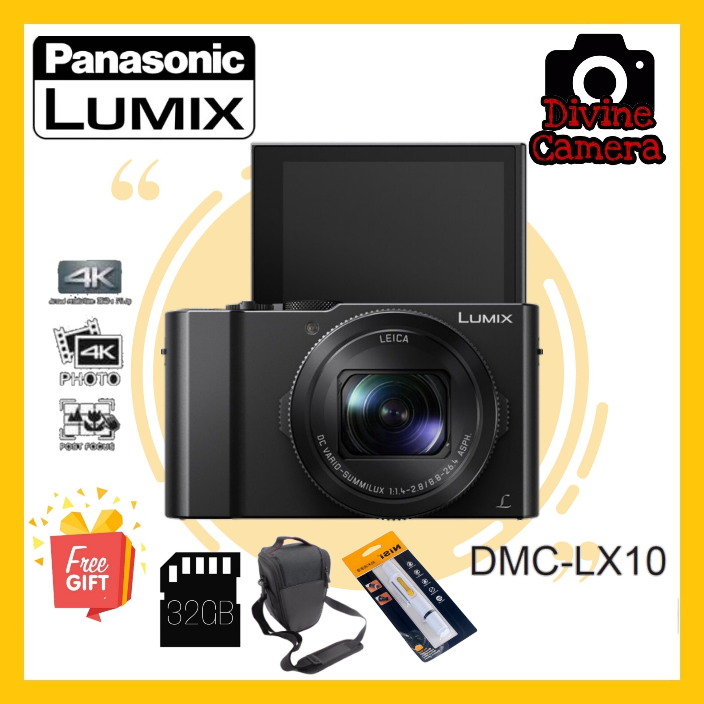 Panasonic Lumix DMC-LX10 Digital Point Shoot Camera Lazada
