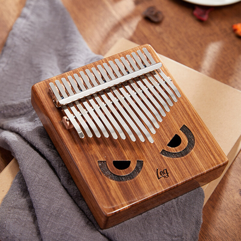 17 Keys Kalimba Owl Pattern Thumb Piano Zebrawood Body Elegant Keyboard Musical Instrument for Beginners Malaysia