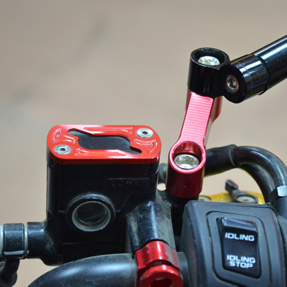 Universal Motorcycle Rearview Mirrors Extension Riser Extend Adapter For Honda CB400 VTEC CB1300 CB1100 CB600F CB500F Moto Parts 10MM 8MM