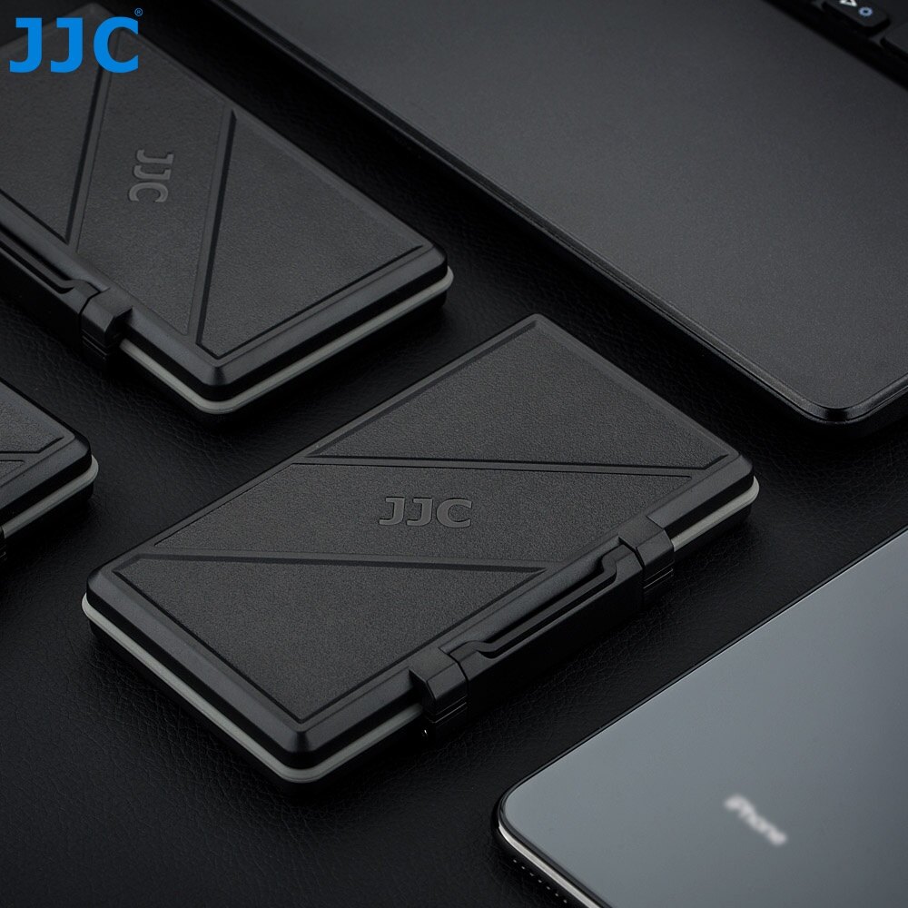 JJC Ultra Thin Memory Card Case Large Capacity Flash Card Storage Box Protection Holder for SD Micro SD MSD TF XQD CFexpress Type A B NS Nintendo Switch Card and M.2 2280 SSD Solid State Drive
