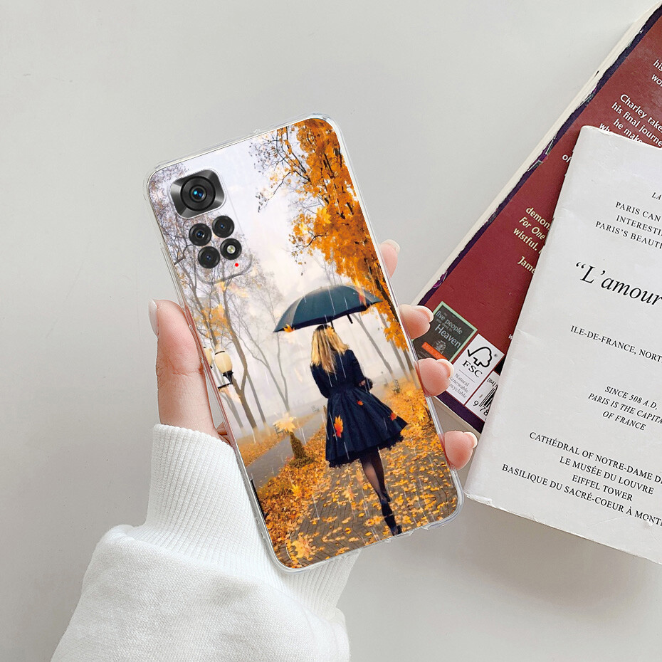 For Xiaomi Redmi Note 11 / Redmi Note 11S 4G Phone Case Soft Silicone Cute Cover For Redmi Note11 Note11S Caing