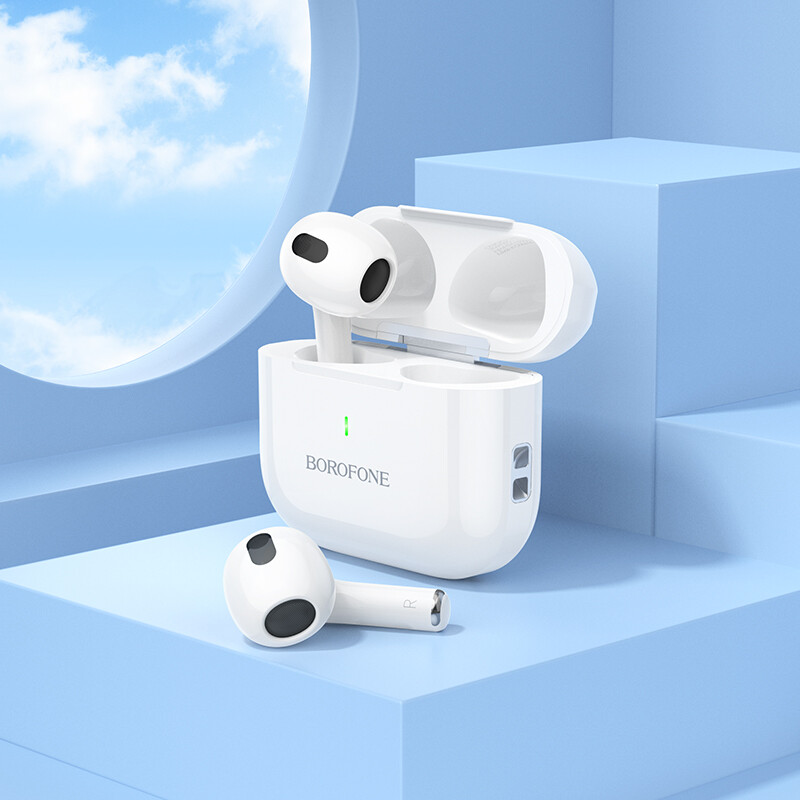 Borofone bw58 không dây chuẩn TWS Tai nghe Tai nghe bluetooth bt5.3 với microphone Điều khiển bằng cảm ứng Earbuds âm thanh nổi HD Bộ tai nghe thể thao cho IOS Android Xiaomi Huawei Oppo Vivo Sumsung tất cả điện thoại thông minh phổ