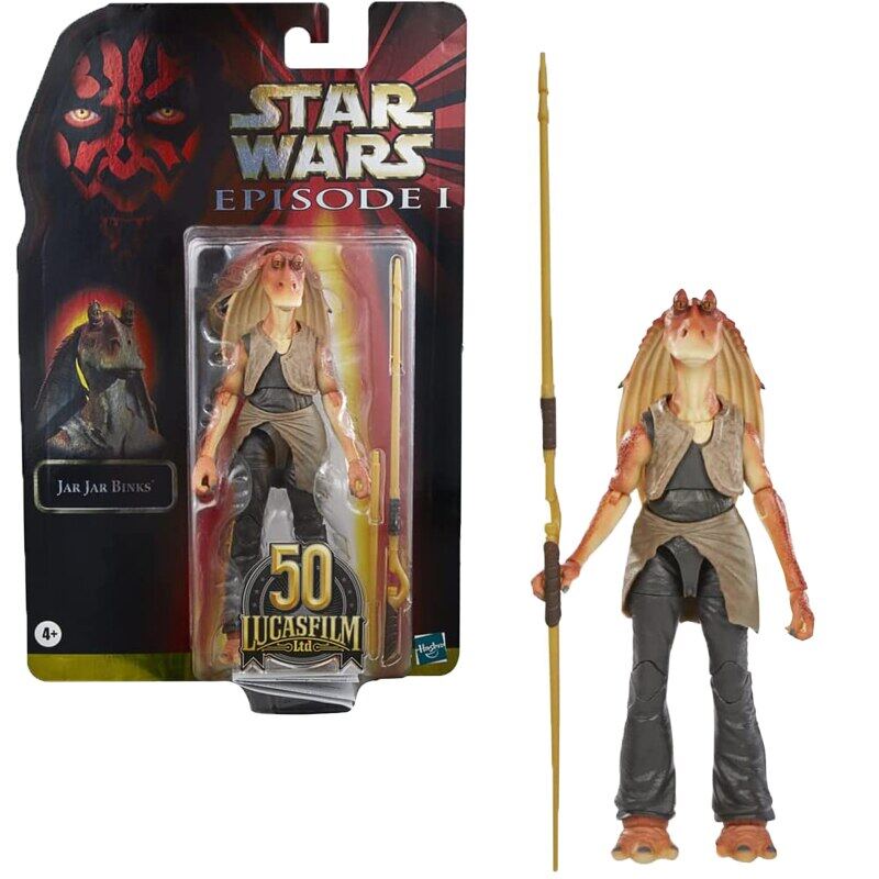 Original 6inch Star Wars Black Series Jar Jar Binks Collectible Action