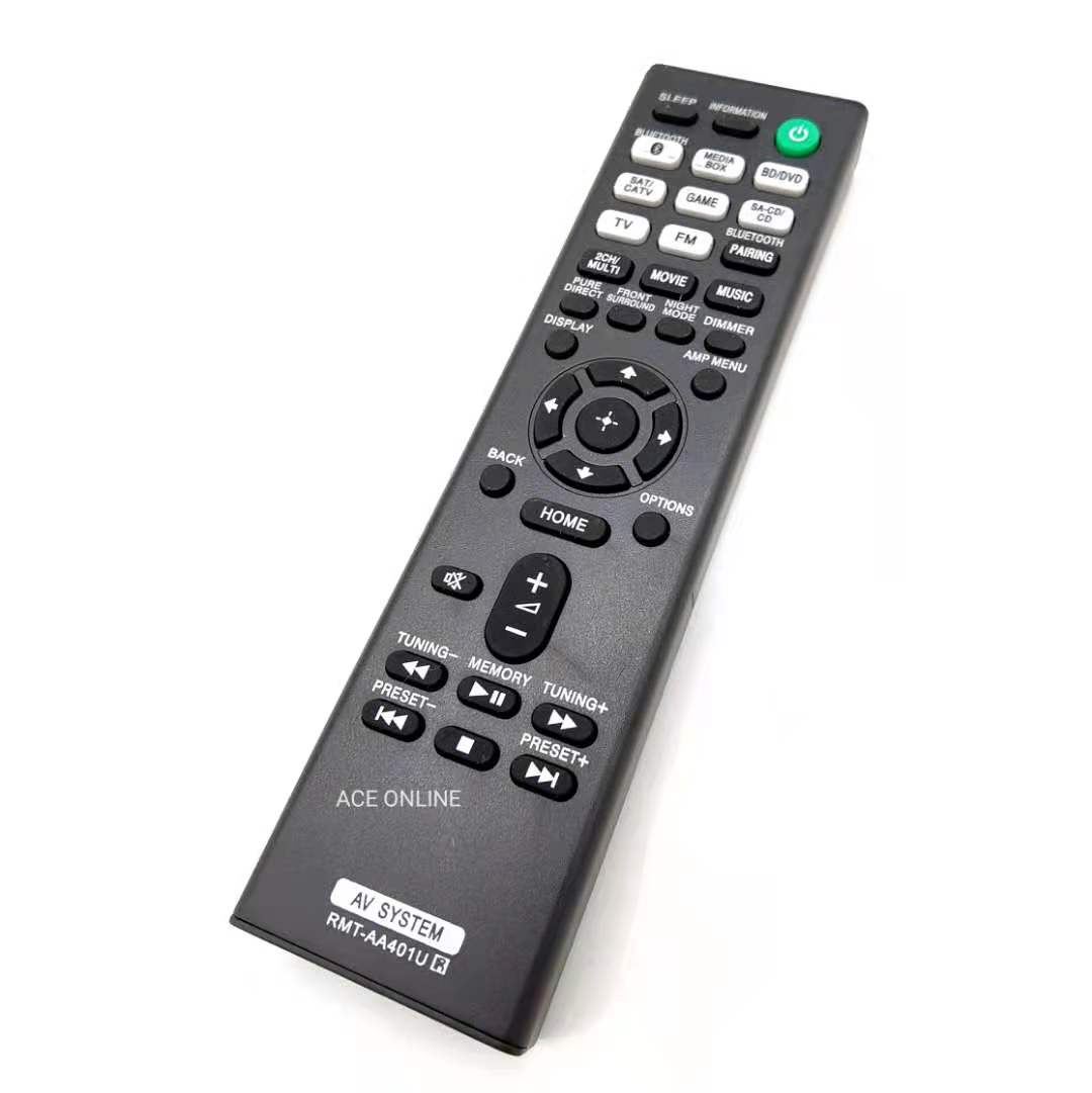 Replacement Remote Control RMT-AA401U For Sony AV Receivers (STR-DH190, DH590, DH790)