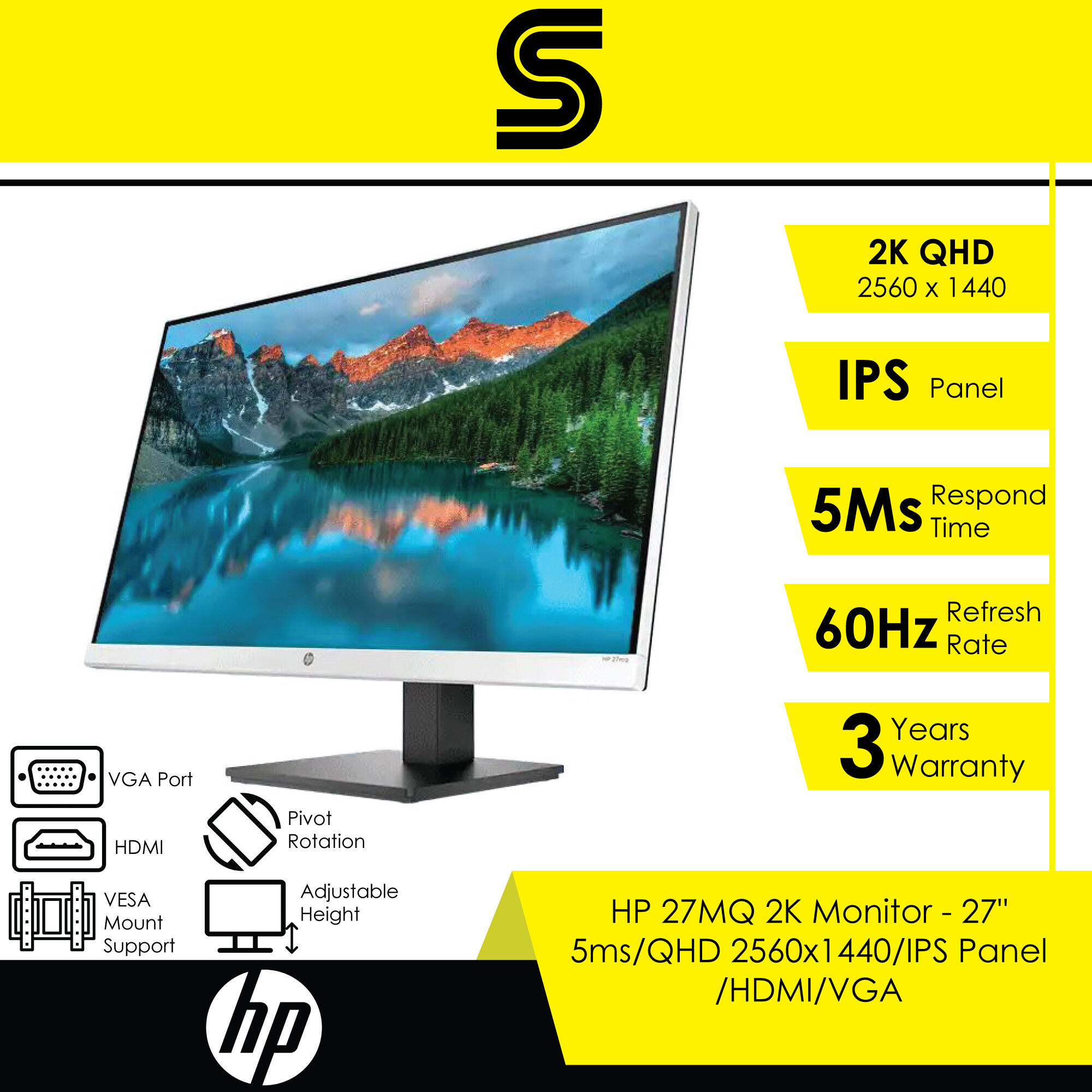 hp 27mq 2k monitor