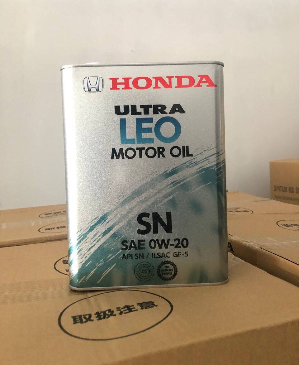 Honda Ultra LEO Engine Oil 0W20 0W-20 4L Made In Japan + Honda Oil