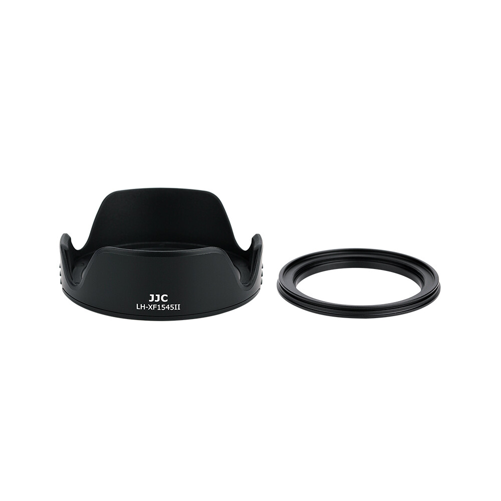 JJC Petal Shape Reversible Lens Hood Shade for Fuji Fujifilm X-A7 X-A5 X-T200 X-T30 X-T20 Work with XC 15-45mm F3.5-5.6 OIS PZ Kit Lens or Fujifilm XF 18mm f/2 R Lens, Canon EF 40mm f/2.8 STM Lens, Nikon NIKKOR Z 40mm f/2 Lens