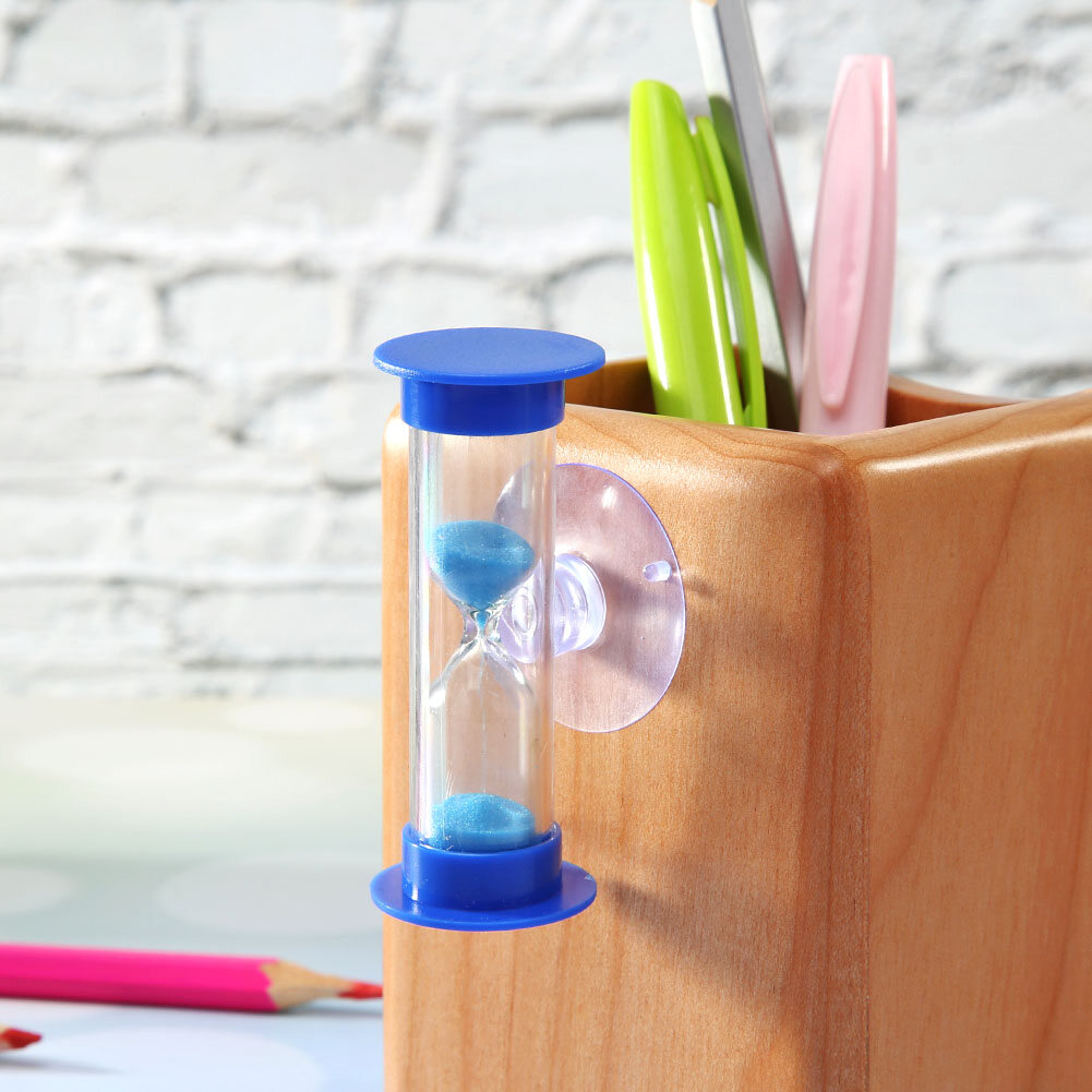 2min Hourglasses Children Teeth Brushing Timer with Suction Cup Home Decor