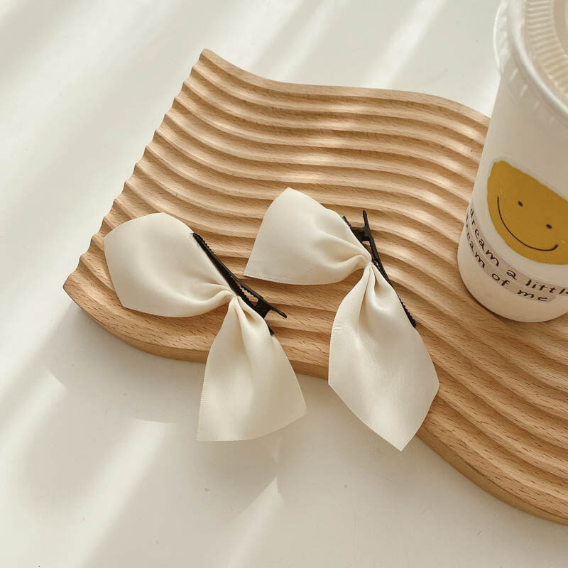 [ACC]Korean version of the new net red with the same bow fabric hairpin