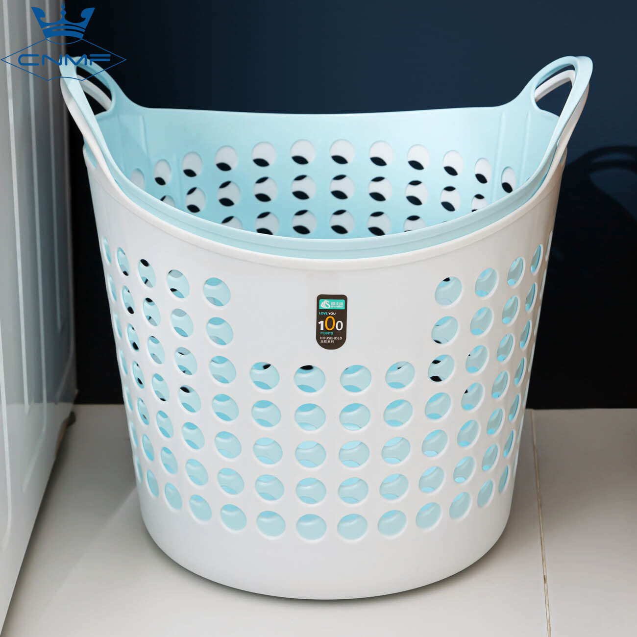 CNMF Household Multi-functional Dirty Clothes Basket Large-capacity Storage Basket Plastic Laundry Bucket