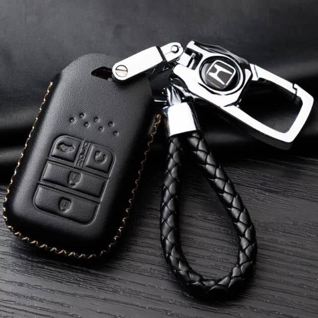 huiyisunny Honda Leather Key Cover (City, Jazz, Civic, HRV, BRV, CRV, Accord)