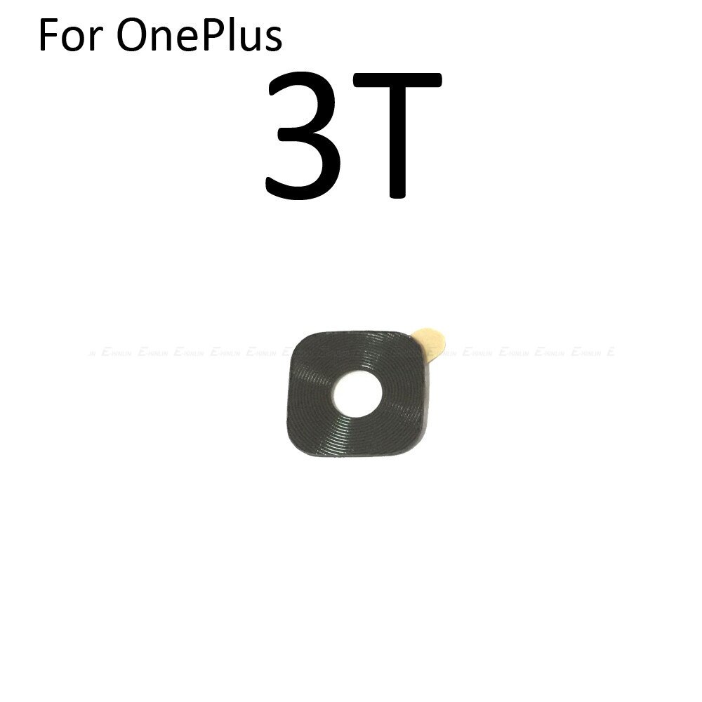 Rear back camera lens glass ring cover with stickers for oneplus 1 2 3 3t 5 5t 6 6t repair parts