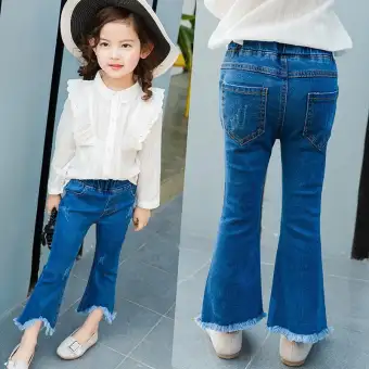 girls wide leg jeans