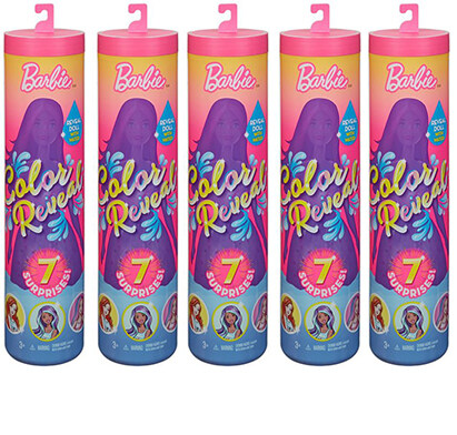 barbie reveal doll with water