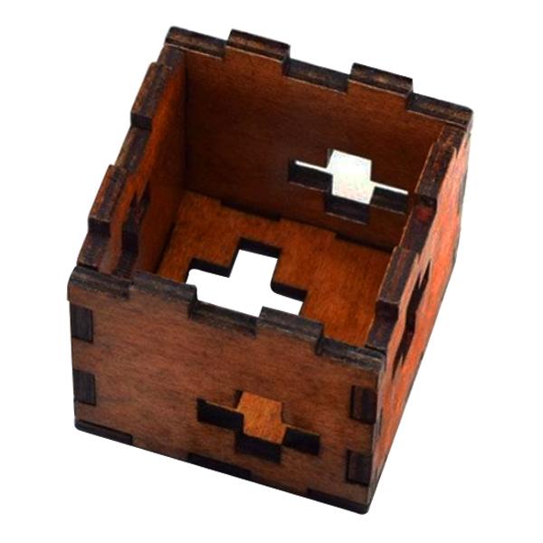 Wooden Intelligence Toy Chinese Brain Teaser Game 3D IQ Puzzle for Kids ...