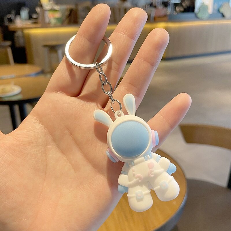 【YIDEA HONGKONG】Cute Astronaut Bunny Keychain