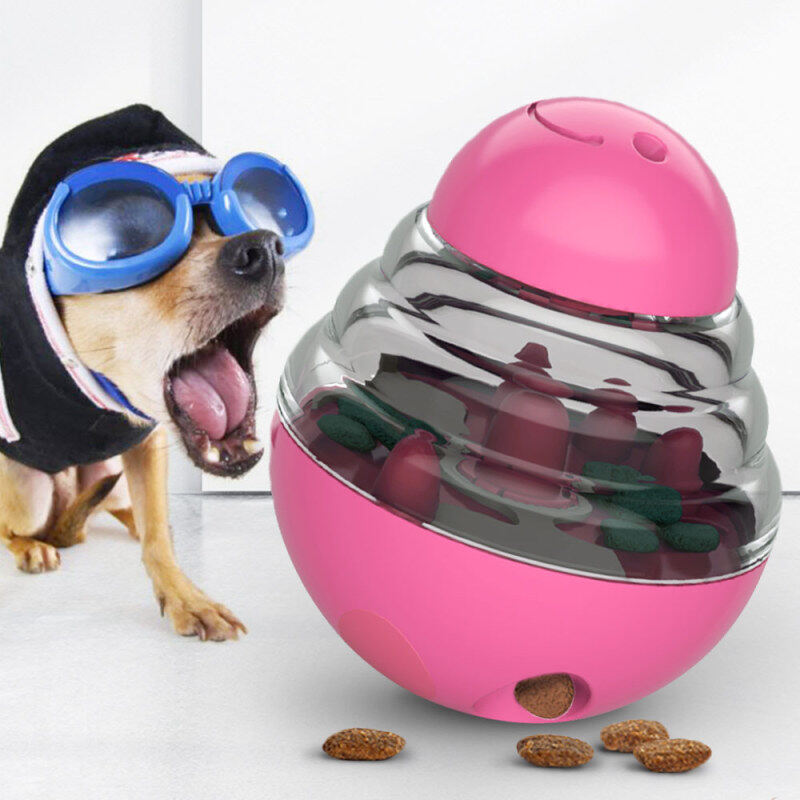 Thời Trang Chó Chó Buồn Chán Tạo Tác Câu Đố Daruma Mèo Bạn Chơi Thức Ăn Thức Ăn Thực Hiện Đồ Ăn Nhẹ Mèo Cưng Đồ Chơi Rò Rỉ Bóng