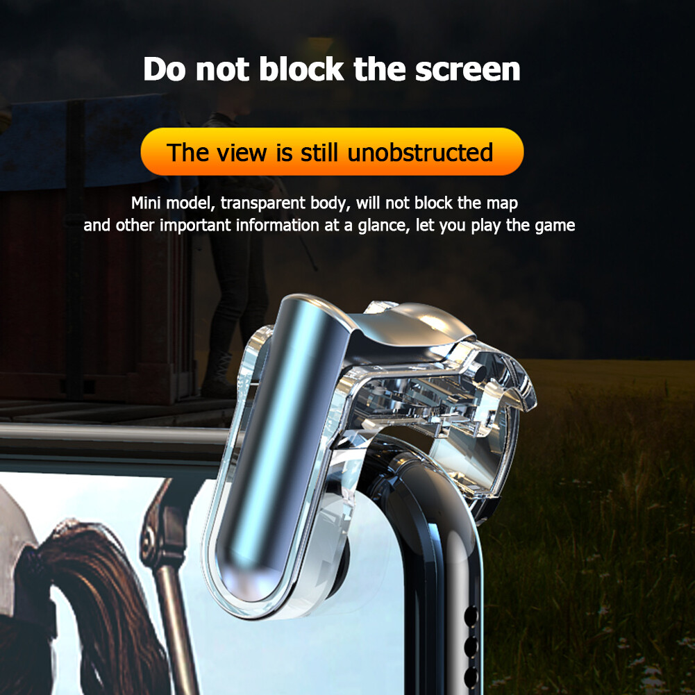 GT01 PUBG Mobile Phone Trigger Controller Gamepad Fire Button Shooter Joystick