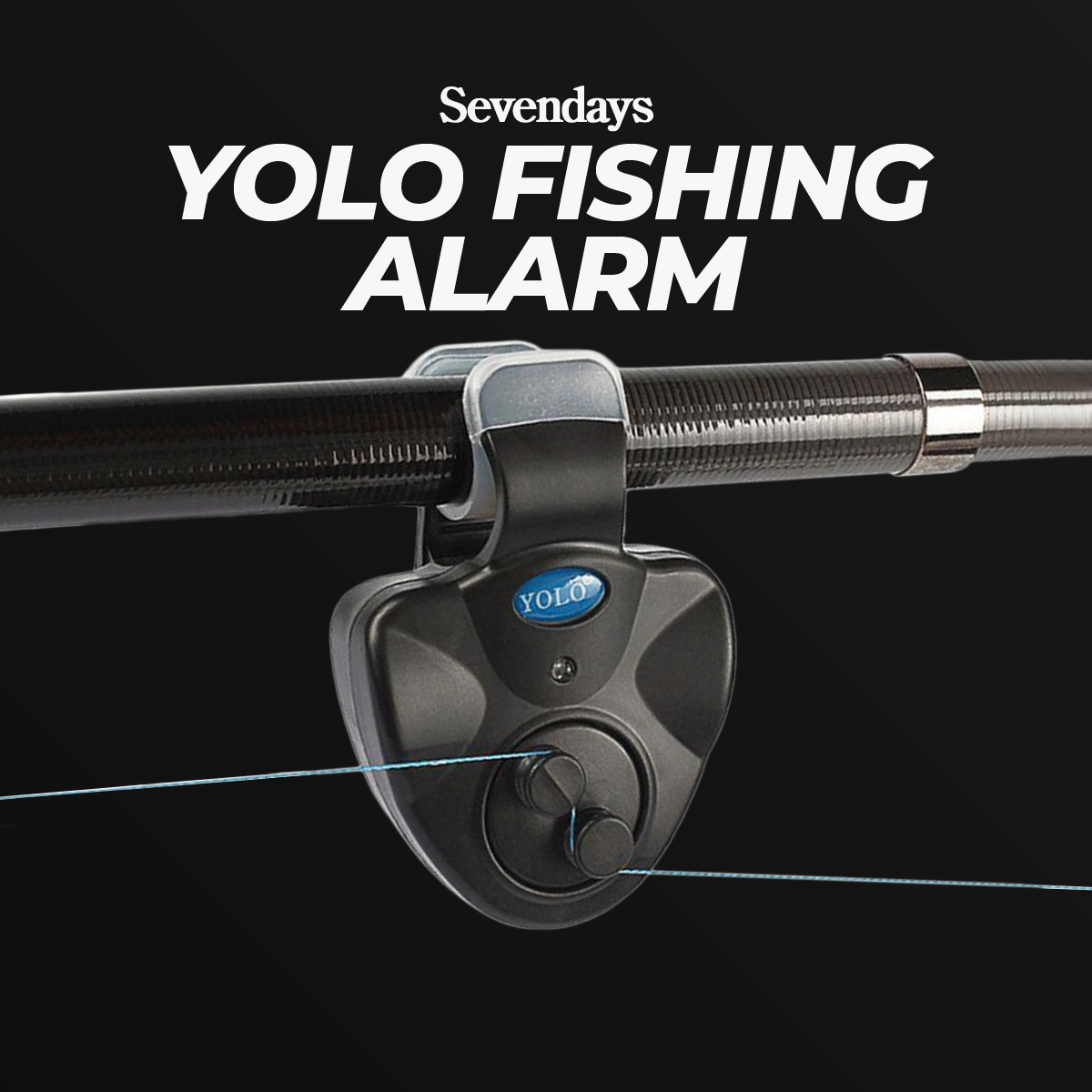 YOLO Fishing Alarm Fishing Loceng Pancing Battery Device Rod Light