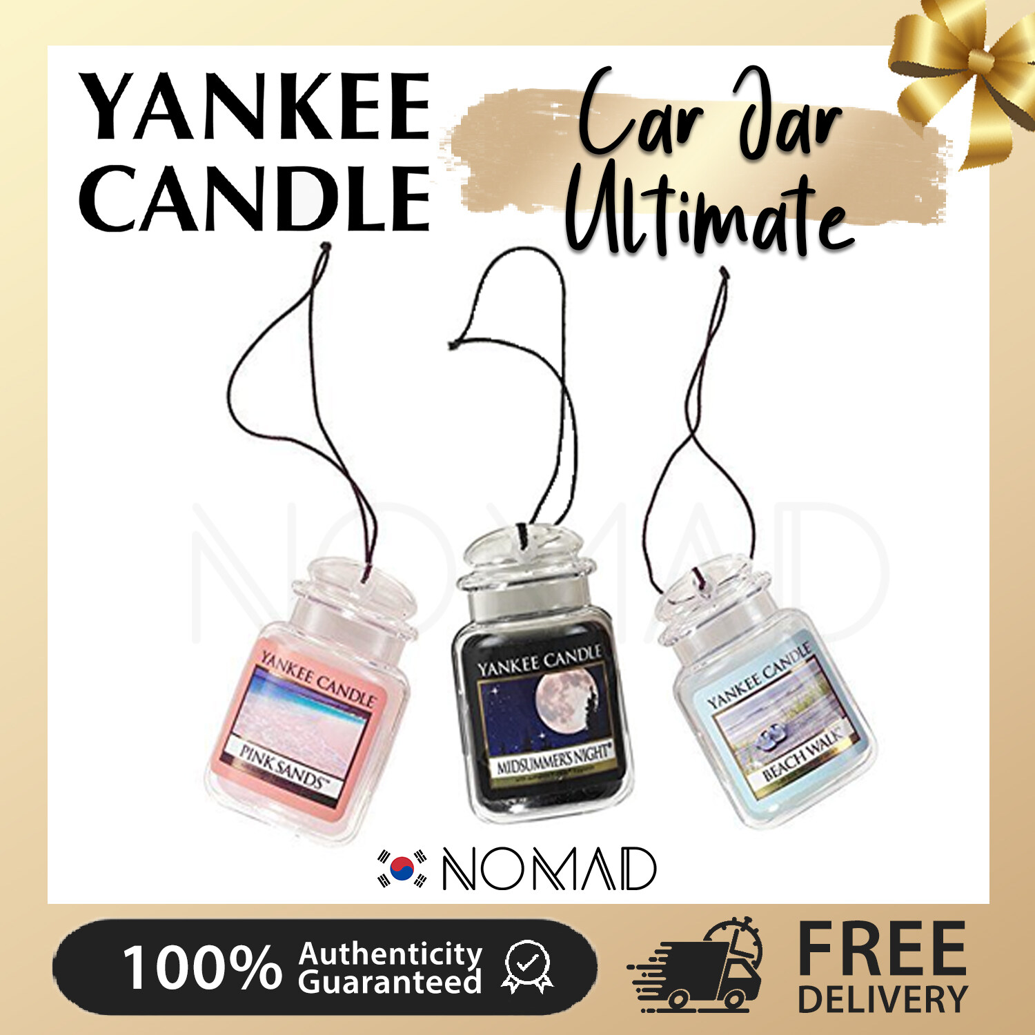 Yankee Candle] Car Jar Ultimate 1Pc/Pack ( Midsummer's Night