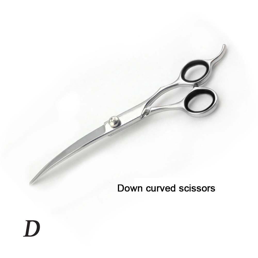 HGII 7inch Blade Curved Hairdressing Pet Shears Dogs Product Grooming Scissors Pet Scissors