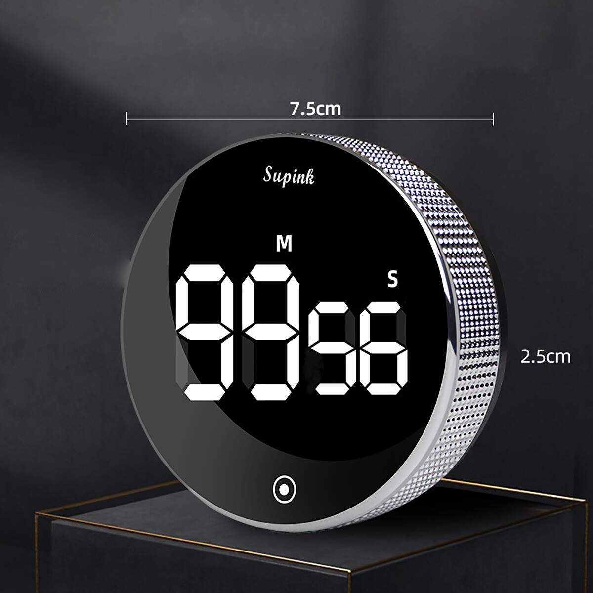 Đồng hồ hẹn giờ nhà bếp kỹ thuật số trực quan giờ màn hình LED lớn đếm ngược từ đếm ngược đếm ngược hẹn giờ cho lớp học nấu ăn tập thể dục nướng