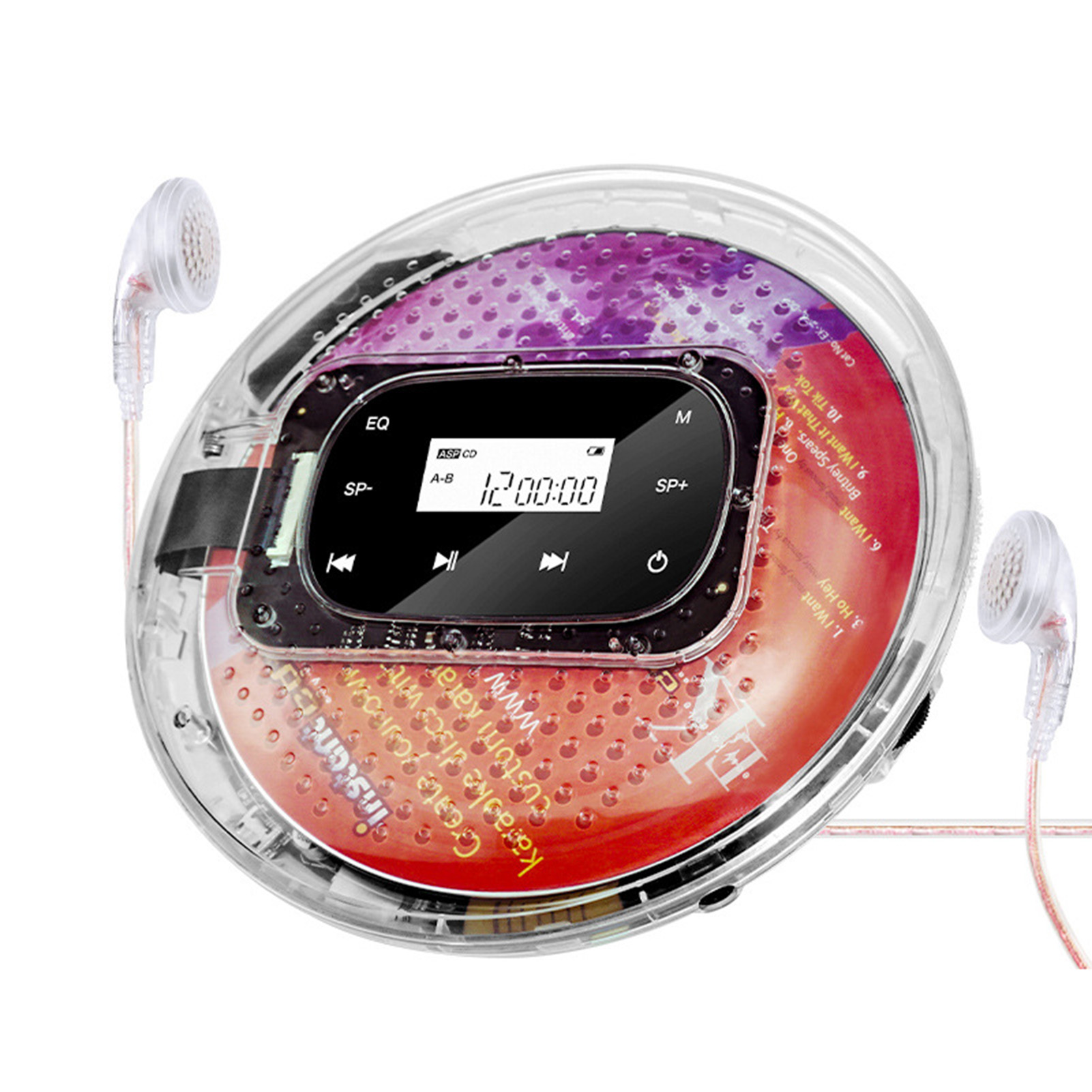 Portable Learning Machine LCD Screen Walkman MP3 Players Compact Disc Music Player Home Supply Great MP3 Players