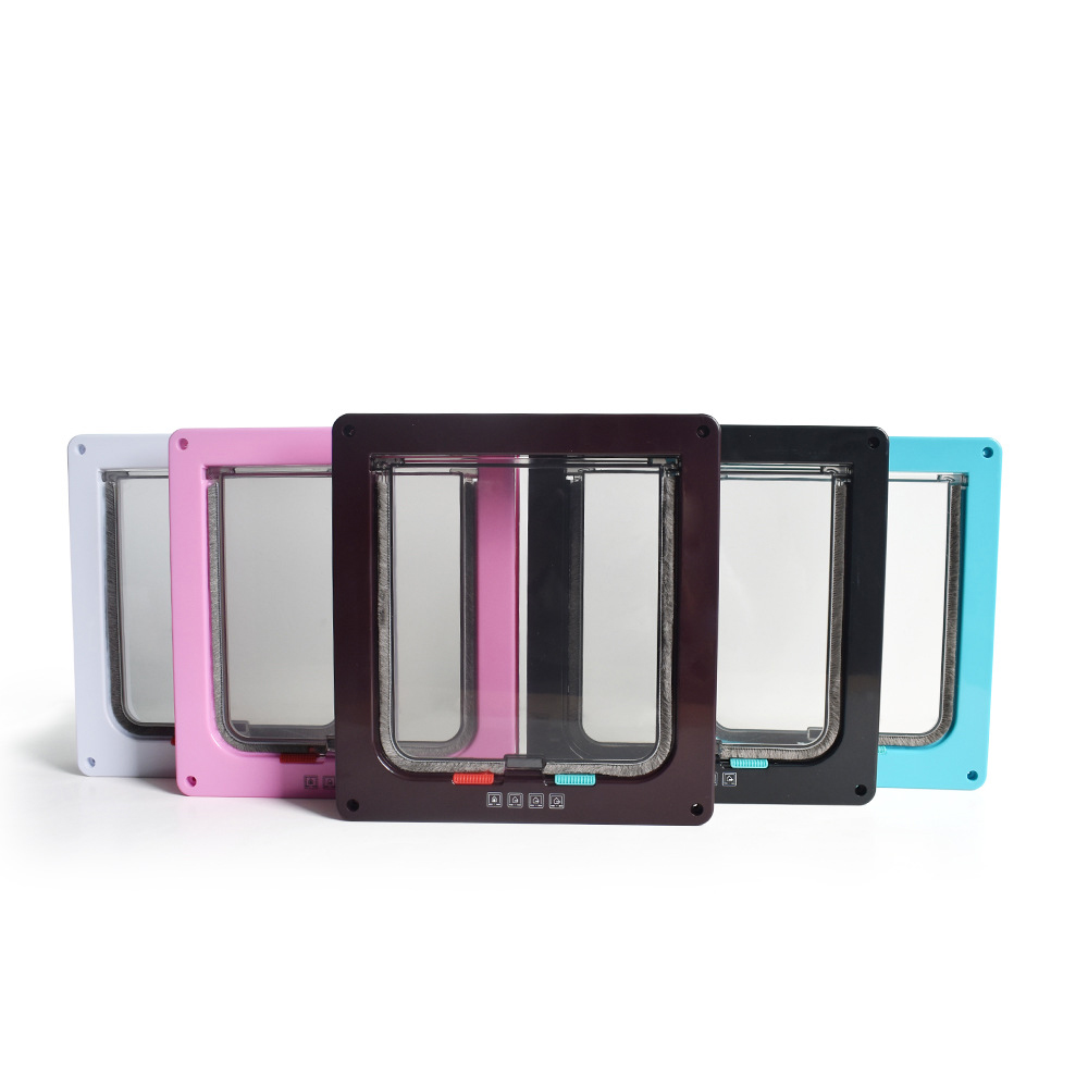 Lovinland Pet Cổng Cho Thú Cưng Chó & Mèo Cổng Điều Khiển Hướng Ra Vào Màu Ngẫu Nhiên (Kích Cỡ: XL/Màu Ngẫu Nhiên)