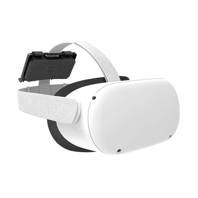 Powerbank ฉากยึดแบตเตอรี่สำหรับ Oculus Quest 2/1หรือ Vive Deluxe เสียงสายหูฟัง VR เกมอุปกรณ์เสริม