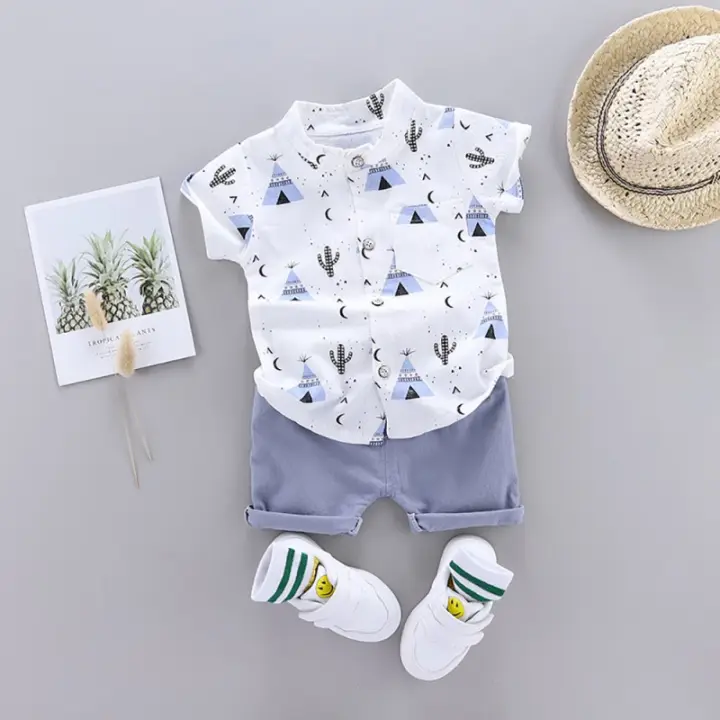 baby boy floral shirt