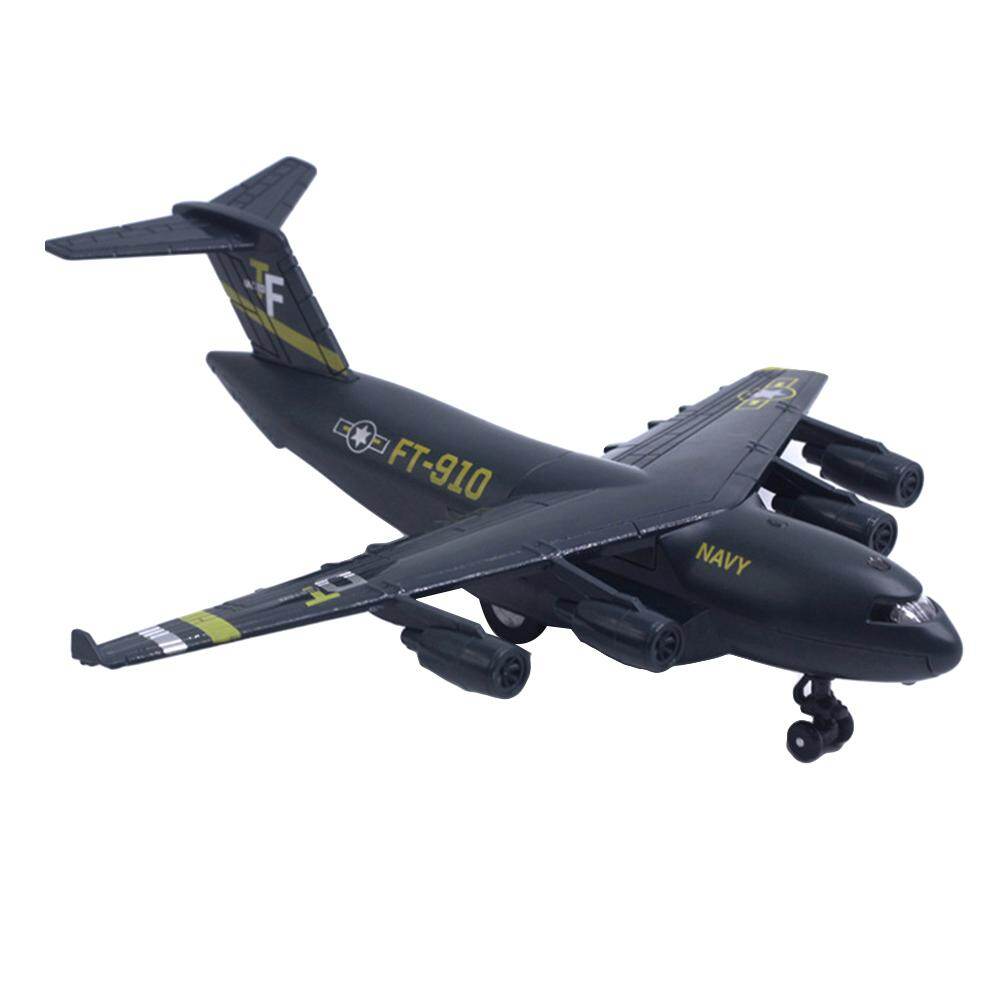 Mô hình máy bay vận chuyển kéo lùi Diecast C17 phát ra âm thanh dành cho trẻ em microgood - INTL