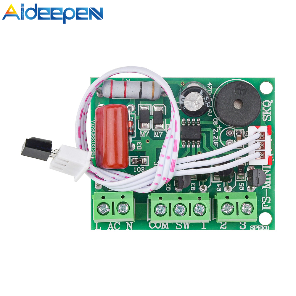 Aideepen Universal Fan Remote Control Modification Board Mini Fan Circuit Board Control Motherboard Electric Fan Control Circuit Board