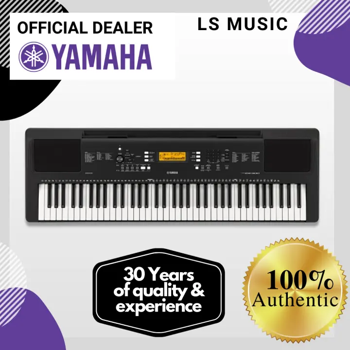 Amazon Com Yamaha Psr Ew300 Pky Premium Keyboard Pack With Power Supply Bolt On Stand And Headphones Musical Instruments