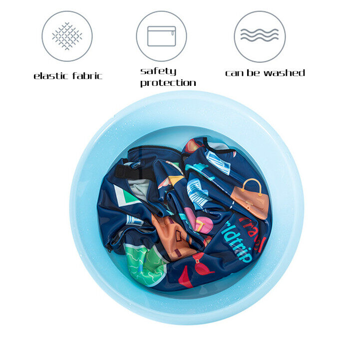 Luggage Case Suitcase Protective Cover Multi color collocation Pattern Travel Elastic Luggage Dust Cover Apply 18-28 Suitcase