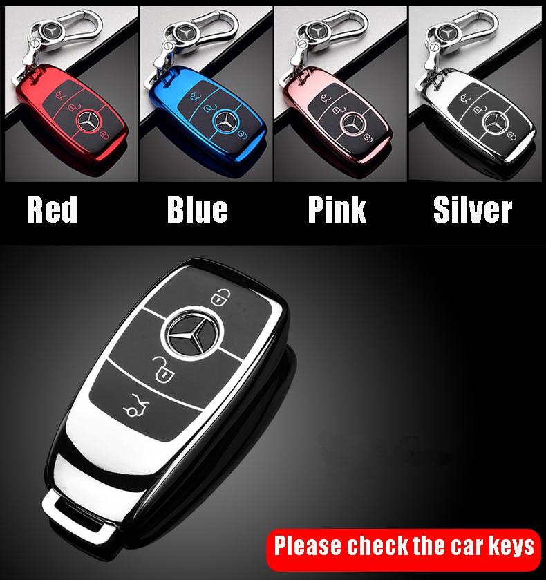 Zerui Ốp Bảo Vệ Chìa Khóa Xe Hơi Bằng TPU Mềm, Cho Mercedes Benz 2017 2018 E Serials E300 E200 E220 Maybach S320L S450 S350