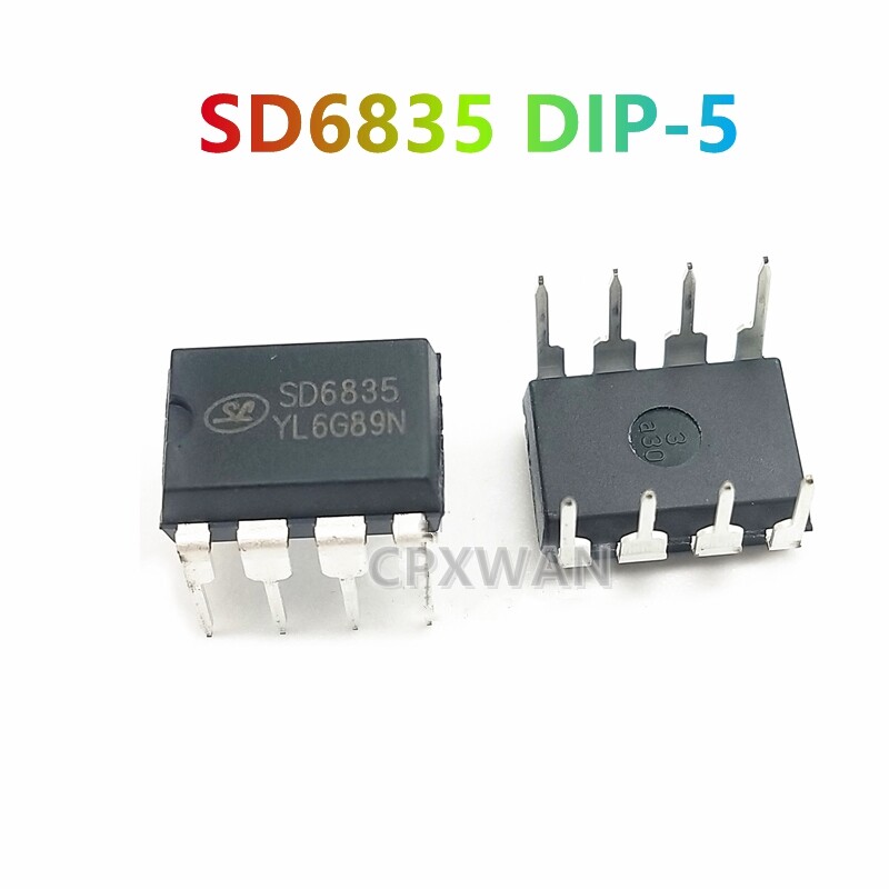 5ชิ้นเดิม SD6835 DIP-8 6835 DIP8จอแอลซีดีการจัดการพลังงานชิป IC ใหม่ ...